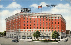 Hotel Durant Flint, MI Postcard Postcard Postcard