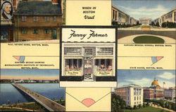 Greetings from Boston Postcard