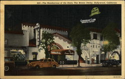 The Brown Derby Hollywood, CA Postcard Postcard Postcard
