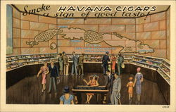 Smoke Havana Cigars - A Sign of Good Taste! Postcard