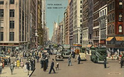 Fifth Avenue New York, NY Postcard Postcard Postcard