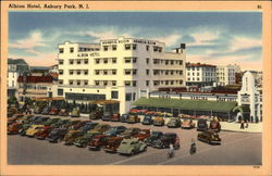 Street View of Albion Hotel Asbury Park, NJ Postcard Postcard Postcard