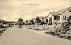 Residential View along Lake Drive Postcard