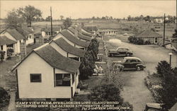 Camp View Farm Overlooking Long Island Sound Postcard