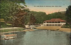 The Club House at Lakeside, Lake Zoar Postcard