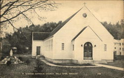 St Eugenes Catholic Church Wells River, VT Postcard Postcard Postcard