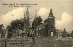 St. Patrick's Catholic Church Damariscotta Mills, ME Postcard Postcard Postcard