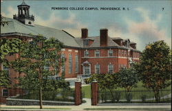 Pembroke College Campus Postcard
