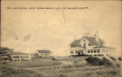The Lighthouse, West Dennis Beach, Cape Cod Massachusetts Postcard Postcard Postcard