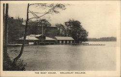 Wellesley College - Boat House Postcard