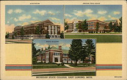 Michigan State College East Lansing, MI Postcard Postcard Postcard