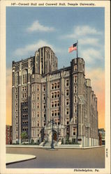 Carnell Hall and Conwell Hall, Temple University Philadelphia, PA Postcard Postcard Postcard