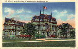 University of Pennsylvania - College Hall Postcard
