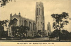 University Chapel, University of Chicago Illinois Postcard Postcard Postcard