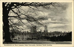 Dormitories on West Campus, Duke University Postcard