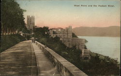 West Point and the Hudson RIver Postcard