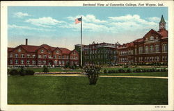 Sectional View of Concordia College Fort Wayne, IN Postcard Postcard Postcard