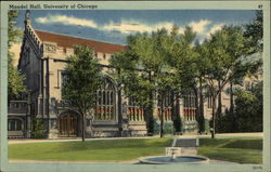 University of Chicago - Mandel Hall Illinois Postcard Postcard 