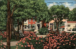 Armstrong College, Forsythe Park Savannah, GA Postcard Postcard Postcard
