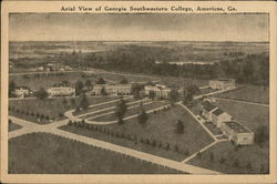 Arial View of Georgia Southwestern College Postcard