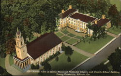 Emory University - Glenn Memorial Methodist Church Postcard