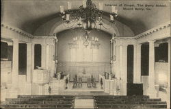 Interior of the Chapel, The Berry School Postcard