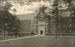 University of Connecticut - Wood Hall, Boys Dormitory Postcard