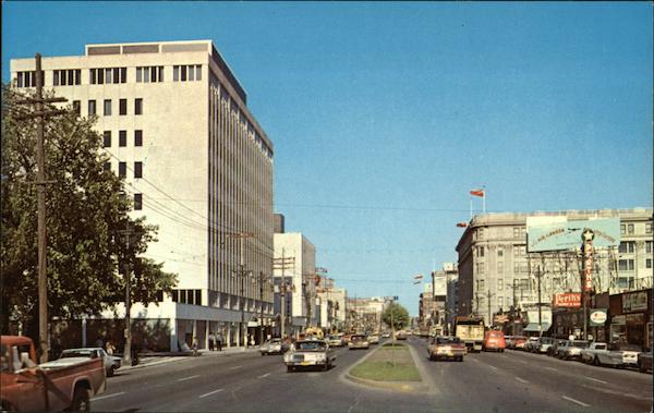 Portage Avenue Winnipeg MB Canada Manitoba