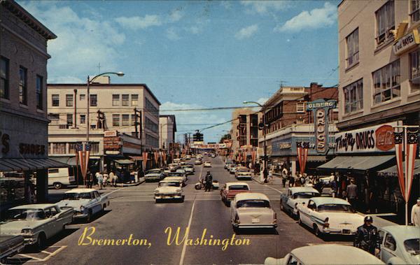 Street Scene Bremerton Washington
