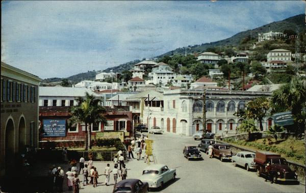 Main Street Charlotte Amalie Virgin Islands Caribbean Islands