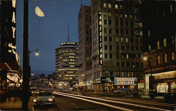 World-Famous Hollywood and Vine California Frank J. Thomas