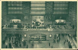 Grand Central Terminal - Service Men's Lounge Postcard