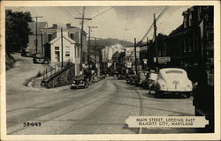 Main Street, Looking East Postcard