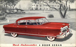 Nash Ambassador 4 Door Sedan Postcard