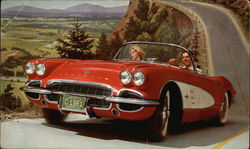1961 Corvette - Chevrolet Postcard