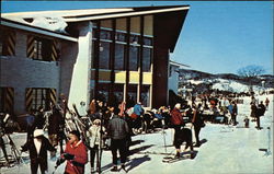 Base Lodge at Mount Ascutney Ski Area Windsor, VT Postcard Postcard Postcard