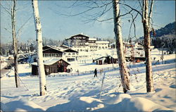 Snow Clad Mittersill Alpine Inn and Chalets Franconia, NH Postcard Postcard Postcard