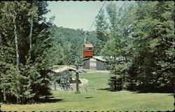 The Gondola Cars, Mount Sunapee State Park Postcard