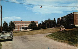 Washington State College - Kimball and Powers Halls Postcard