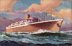 Panama Line - Cristobal Postcard