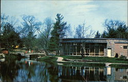 Wheaton College - Chase Dining Hall & Peacock Pond Norton, MA Postcard Postcard Postcard