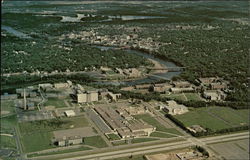 Vocational School and Wisconsin State University Postcard