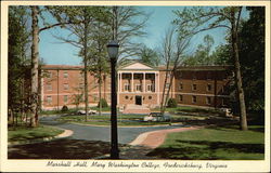 Marshall Hall, Mary Washington College Fredericksburg, VA Postcard Postcard Postcard