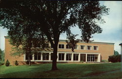 Fishburn Library, Hollins College Postcard