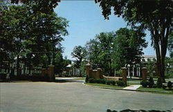 Entrance to Green Mountain College Postcard