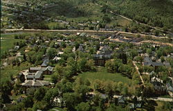Birdseye View of Vermont College Postcard