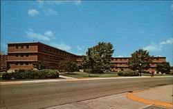 Virginia C. Meredith Hall, Purdue University Postcard