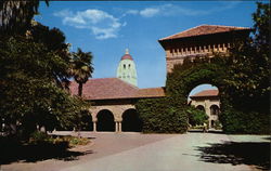 Stanford University - East Gate California Postcard Postcard Postcard