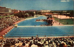National University of Mexico - Olympic Swimming Pool Mexico City, Mexico Postcard Postcard Postcard