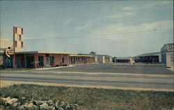 Ocean Breeze Motor Court Postcard